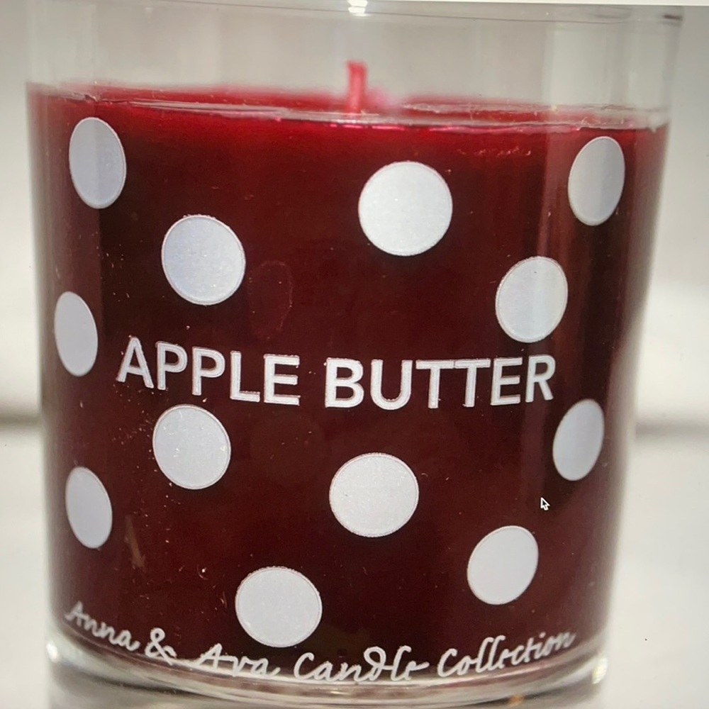 Anna & Ava Apple Butter Glass Jar Candle 5oz for Aromatique